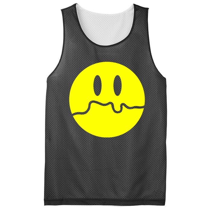 Sad Smile Mesh Reversible Basketball Jersey Tank