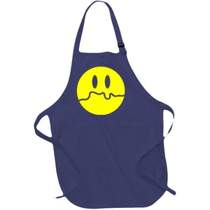 Sad Smile Full-Length Apron With Pockets