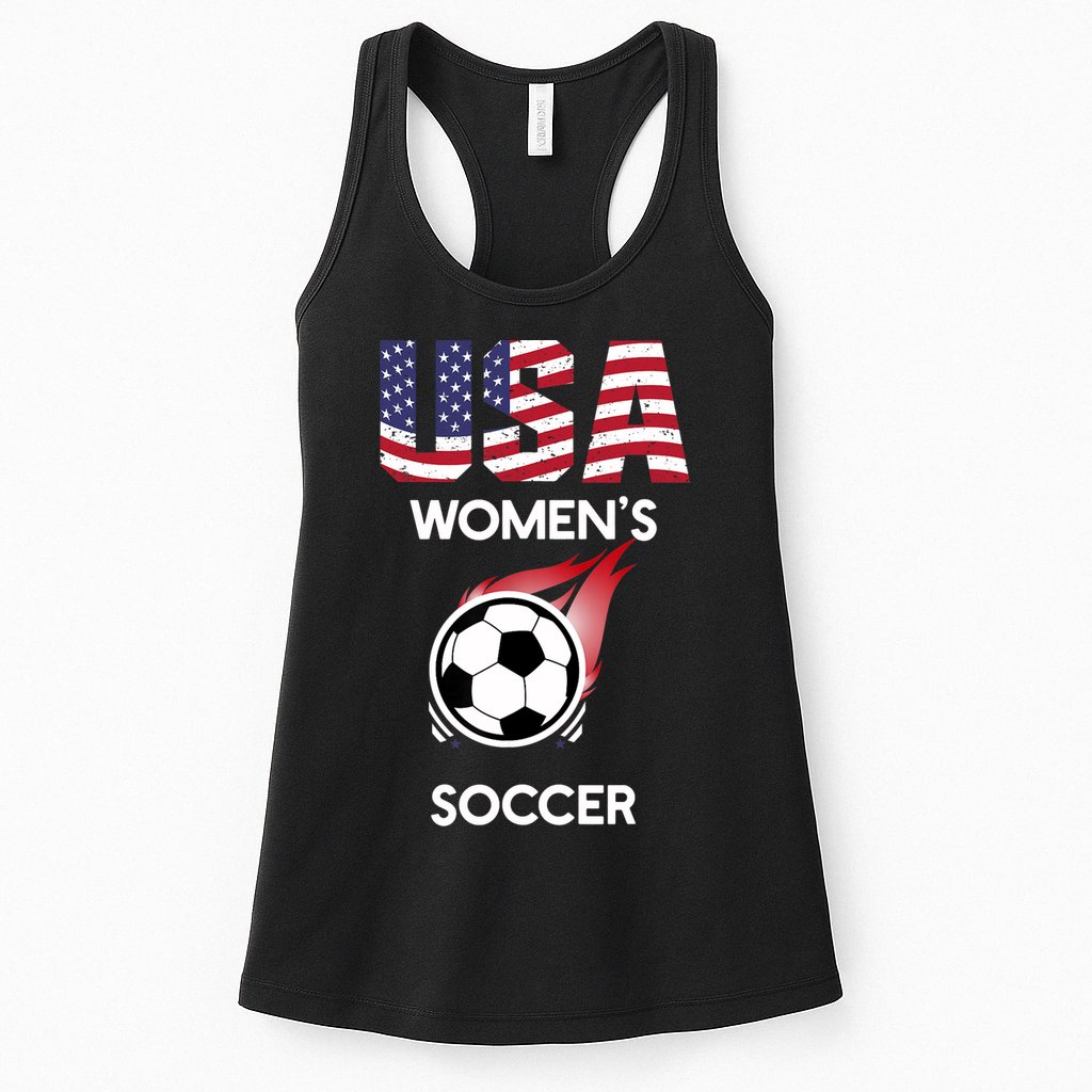 Support 'S Soccer Team USA Womens Tank Top