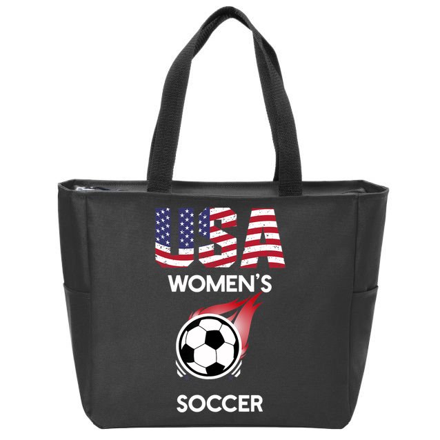 Support 'S Soccer Team USA Zip Tote Bag