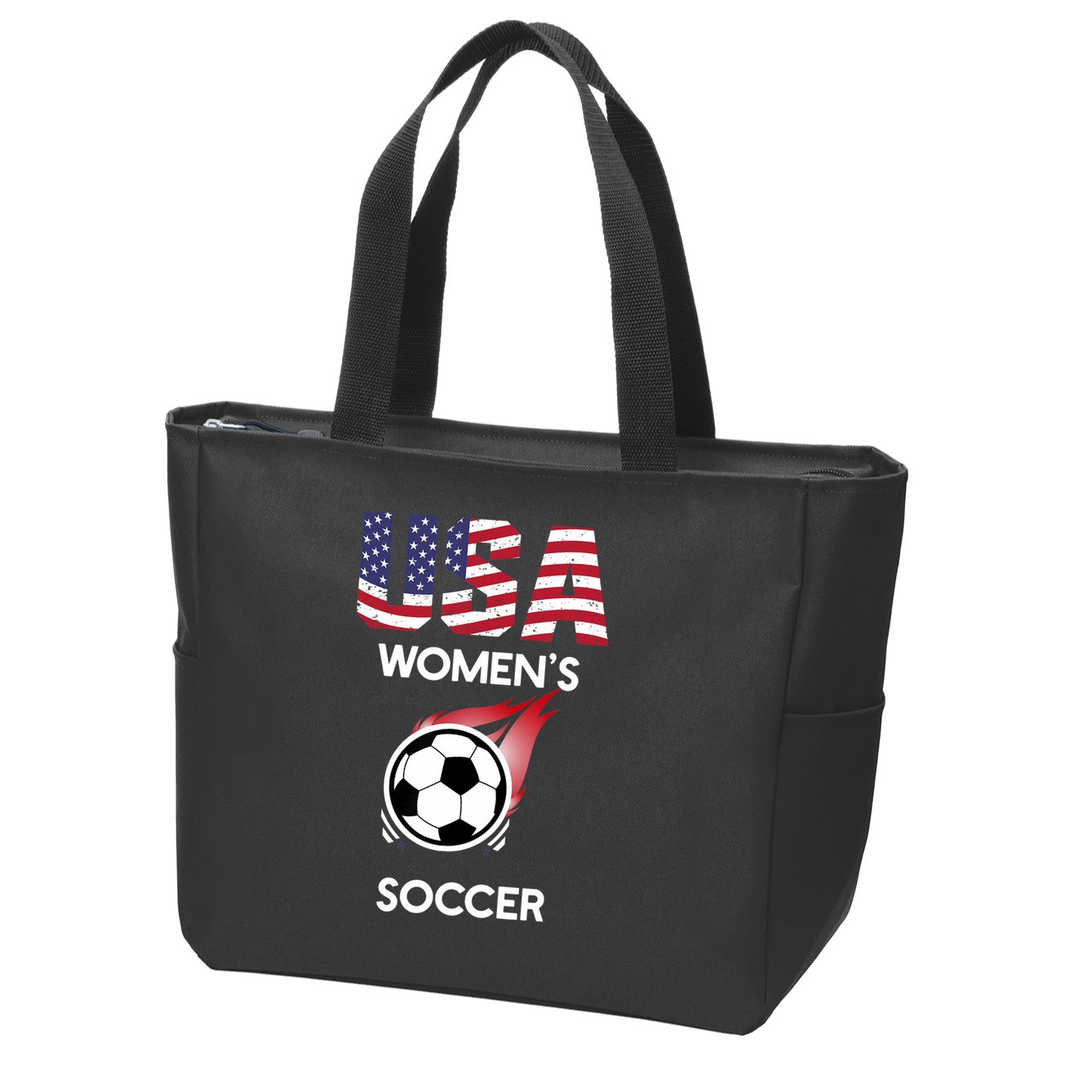 Support 'S Soccer Team USA Zip Tote Bag