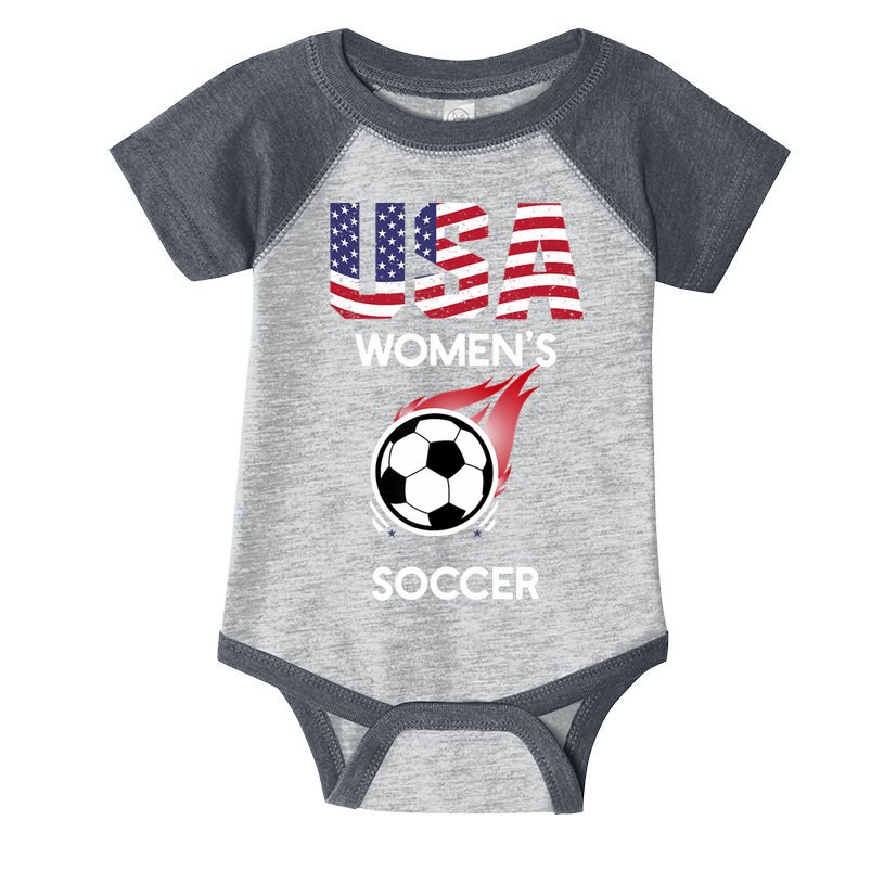 Support 'S Soccer Team USA Infant Baby Jersey Bodysuit