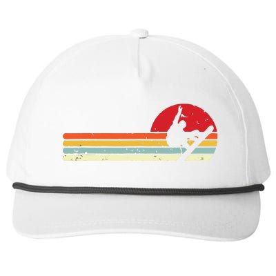 Sunset Snowboarder Snow Boarding Snowboarders Snapback Five-Panel Rope Hat