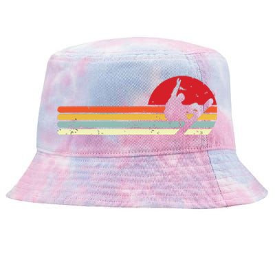 Sunset Snowboarder Snow Boarding Snowboarders Tie-Dyed Bucket Hat