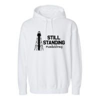 Still Standing Sanibel Strong Florida Hurricane Relief Garment-Dyed Fleece Hoodie