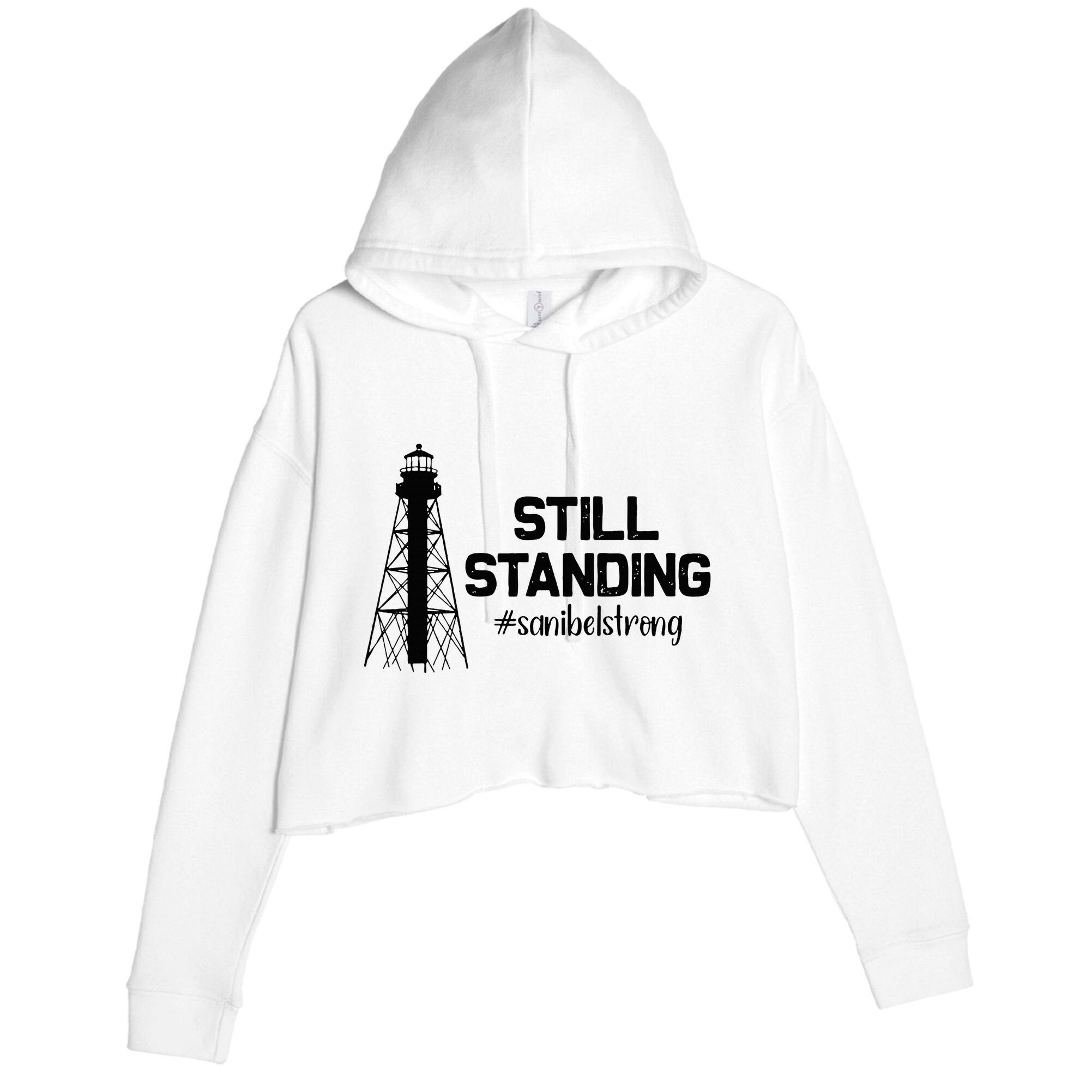 Still Standing Sanibel Strong Florida Hurricane Relief Crop Fleece Hoodie