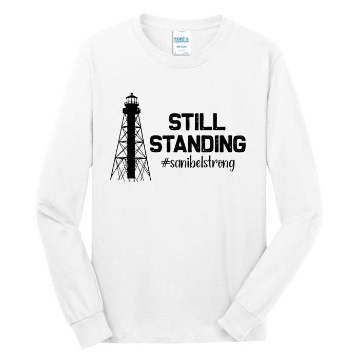 Still Standing Sanibel Strong Florida Hurricane Relief Tall Long Sleeve T-Shirt