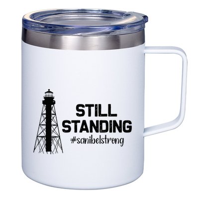 Still Standing Sanibel Strong Florida Hurricane Relief 12oz Stainless Steel Coffee Mug