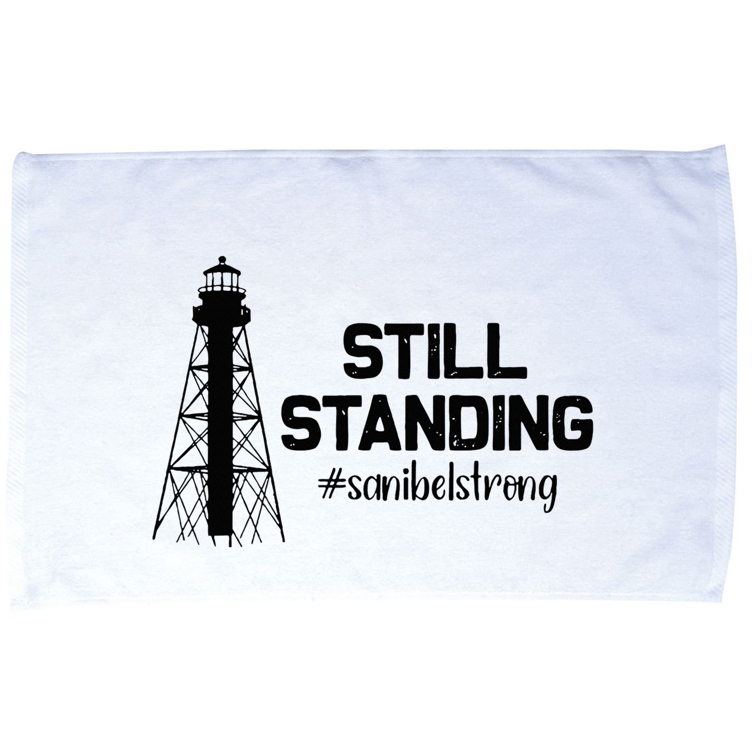 Still Standing Sanibel Strong Florida Hurricane Relief Microfiber Hand Towel