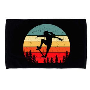 Skater Skateboarder Skateboarding Gift Microfiber Hand Towel