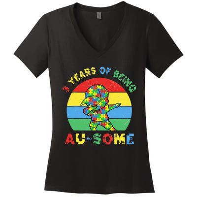 Shenanigans Squad St Patrick's Day Gnomes Groovy Proud Irish Women's V-Neck T-Shirt