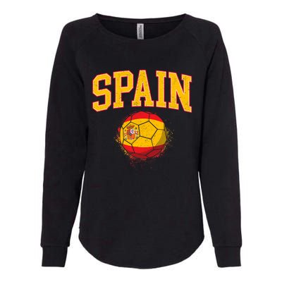 Spain Spanish Soccer Football Tournament Game Womens California Wash Sweatshirt