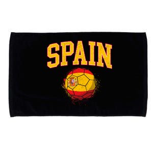 Spain Spanish Soccer Football Tournament Game Microfiber Hand Towel