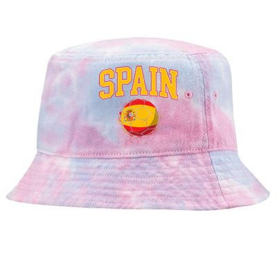 Spain Spanish Soccer Football Tournament Game Tie-Dyed Bucket Hat