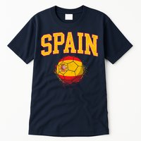 Spain Spanish Soccer Football Tournament Game Tall T-Shirt