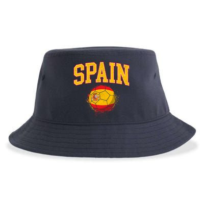 Spain Spanish Soccer Football Tournament Game Sustainable Bucket Hat