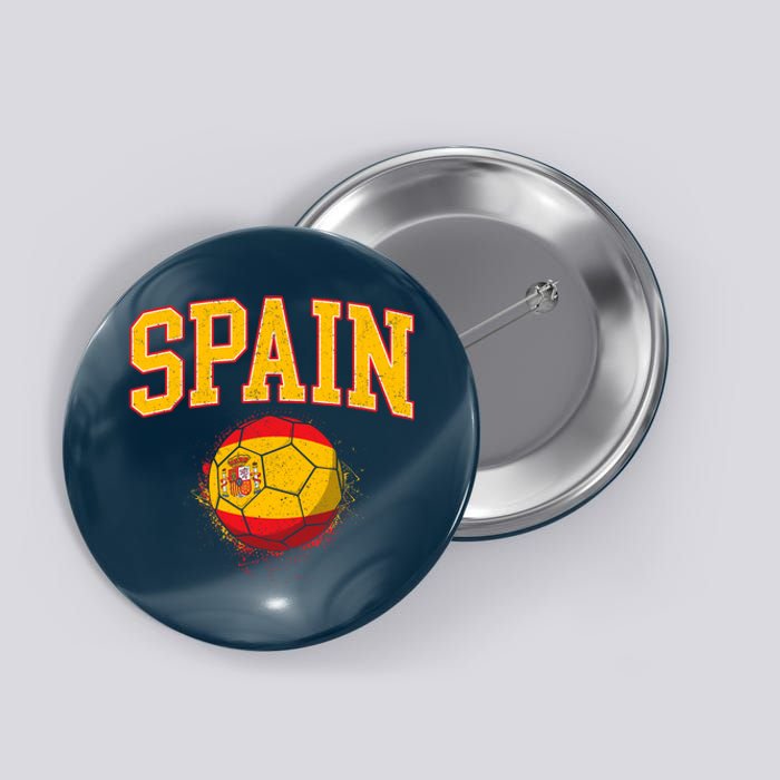 Spain Spanish Soccer Football Tournament Game Button