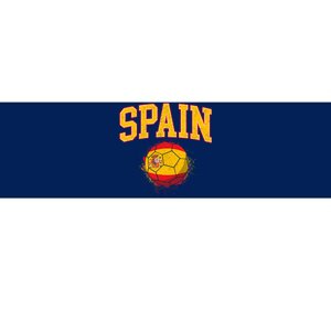 Spain Spanish Soccer Football Tournament Game Bumper Sticker