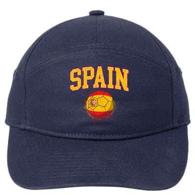 Spain Spanish Soccer Football Tournament Game 7-Panel Snapback Hat