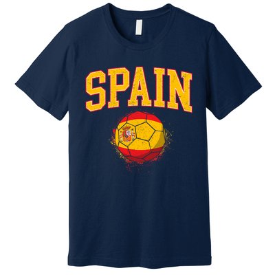 Spain Spanish Soccer Football Tournament Game Premium T-Shirt