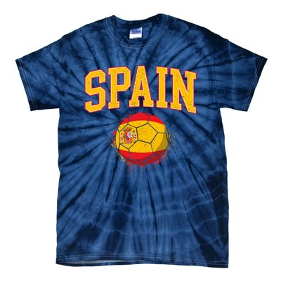 Spain Spanish Soccer Football Tournament Game Tie-Dye T-Shirt