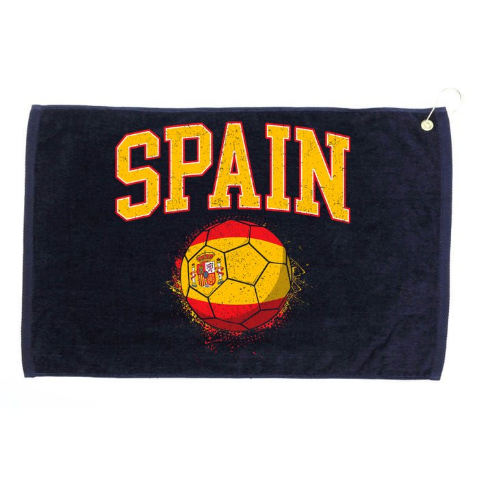 Spain Spanish Soccer Football Tournament Game Grommeted Golf Towel