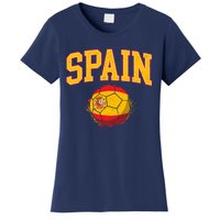 Spain Spanish Soccer Football Tournament Game Women's T-Shirt