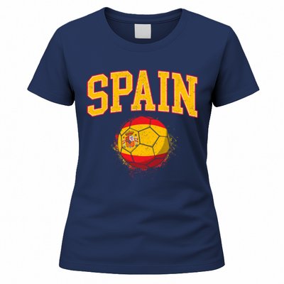 Spain Spanish Soccer Football Tournament Game Women's T-Shirt