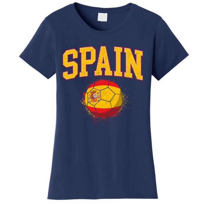 Spain Spanish Soccer Football Tournament Game Women's T-Shirt