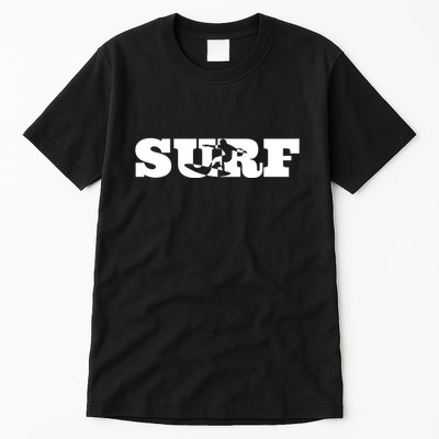 Surf Surfing Surfboard Beach Summer Tall T-Shirt