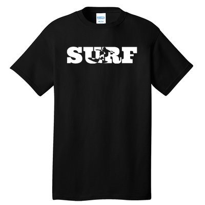 Surf Surfing Surfboard Beach Summer Tall T-Shirt