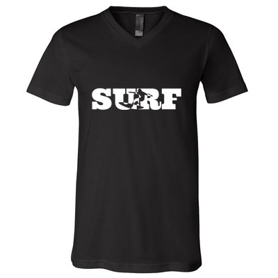 Surf Surfing Surfboard Beach Summer V-Neck T-Shirt
