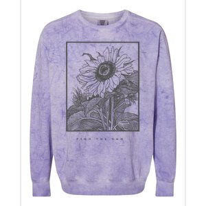 Sunflower Sun Colorblast Crewneck Sweatshirt