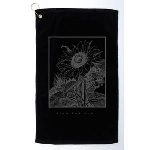 Sunflower Sun Platinum Collection Golf Towel