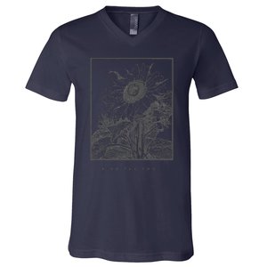 Sunflower Sun V-Neck T-Shirt