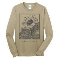 Sunflower Sun Tall Long Sleeve T-Shirt