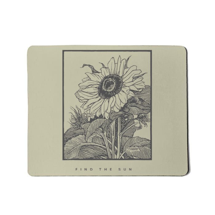 Sunflower Sun Mousepad