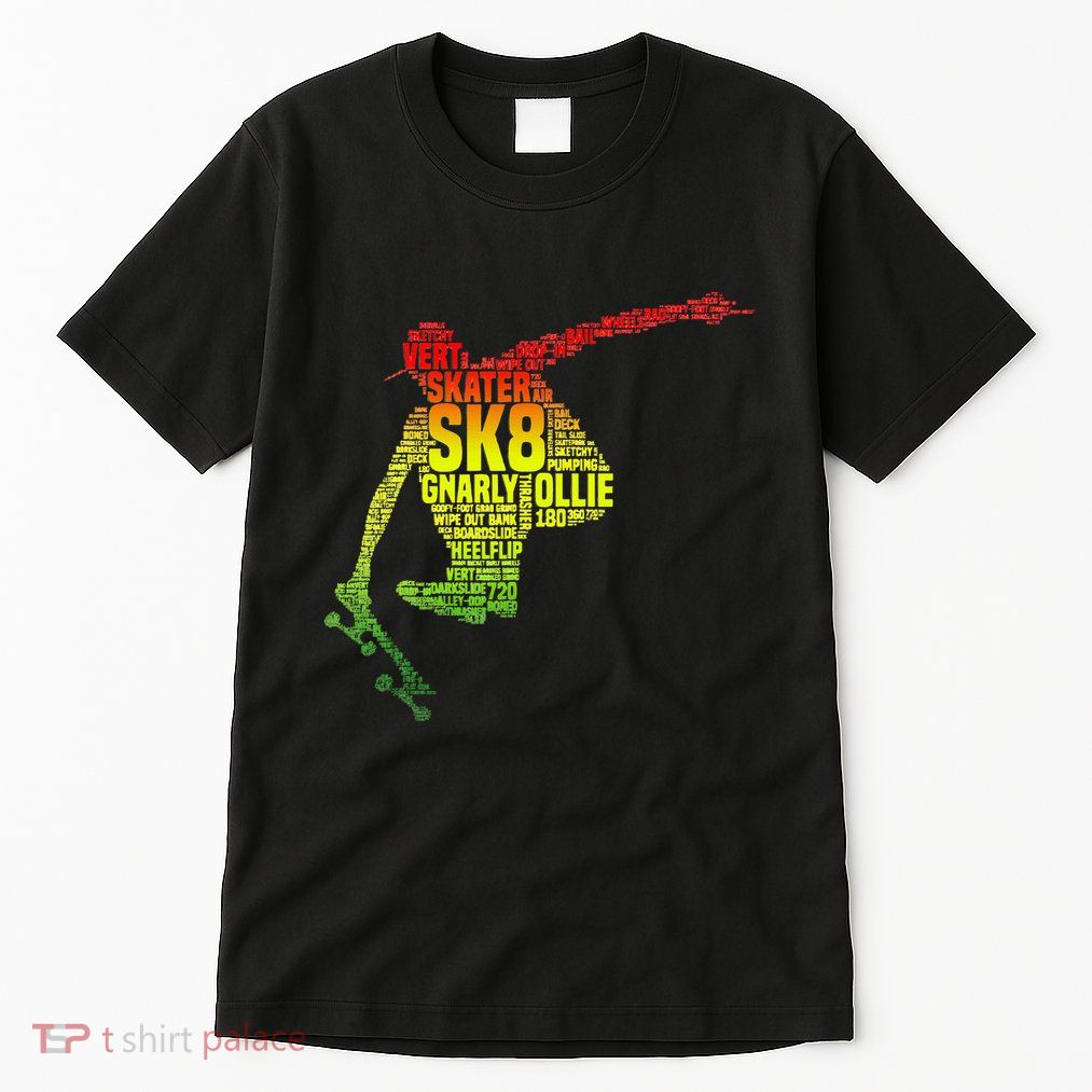 Skateboard Skater Slang Retro Skaterboarding Tall T-Shirt