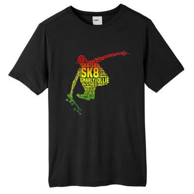 Skateboard Skater Slang Retro Skaterboarding Tall Fusion ChromaSoft Performance T-Shirt