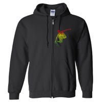 Skateboard Skater Slang Retro Skaterboarding Full Zip Hoodie