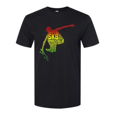 Skateboard Skater Slang Retro Skaterboarding Softstyle CVC T-Shirt