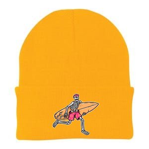 Skull Surfer Knit Cap Winter Beanie