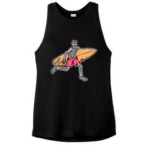 Skull Surfer Ladies PosiCharge Tri-Blend Wicking Tank