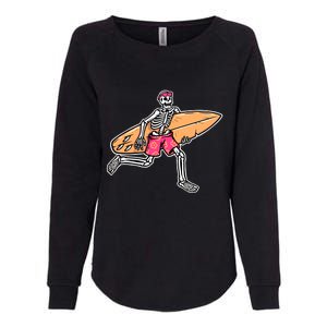 Skull Surfer Womens California Wash Sweatshirt