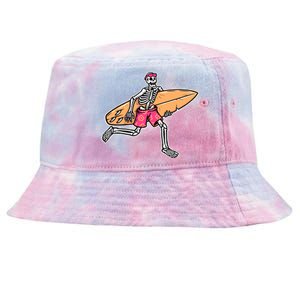 Skull Surfer Tie-Dyed Bucket Hat