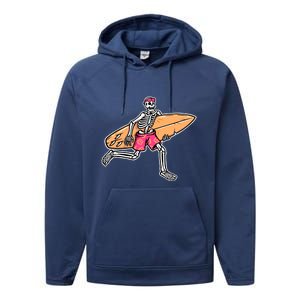 Skull Surfer Performance Fleece Hoodie