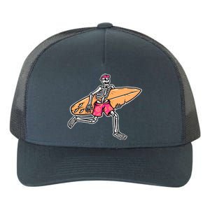 Skull Surfer Yupoong Adult 5-Panel Trucker Hat