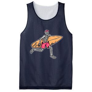 Skull Surfer Mesh Reversible Basketball Jersey Tank