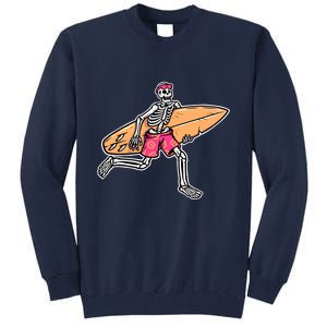 Skull Surfer Tall Sweatshirt