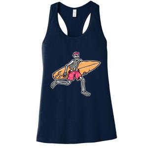 Skull Surfer Women's Racerback Tank